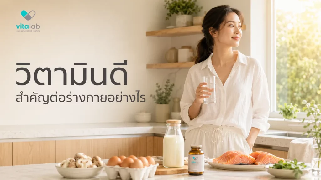 วิตามินดีสำคัญต่อร่างกายอย่างไร และดูแลระดับวิตามินดีให้เหมาะสม