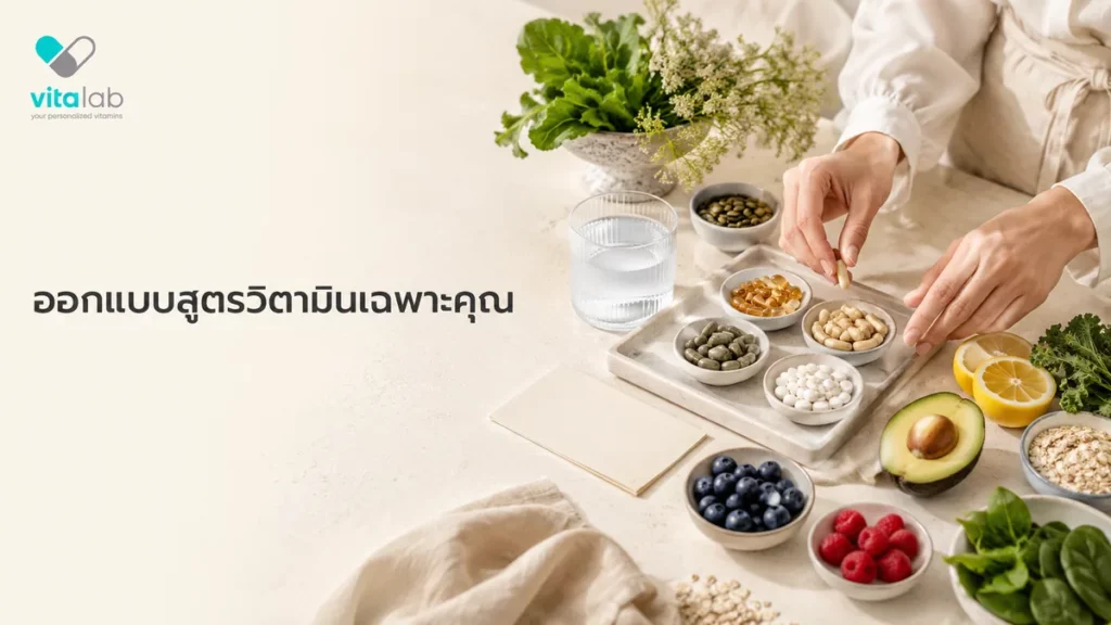 ออกแบบสูตรวิตามินเฉพาะคุณ