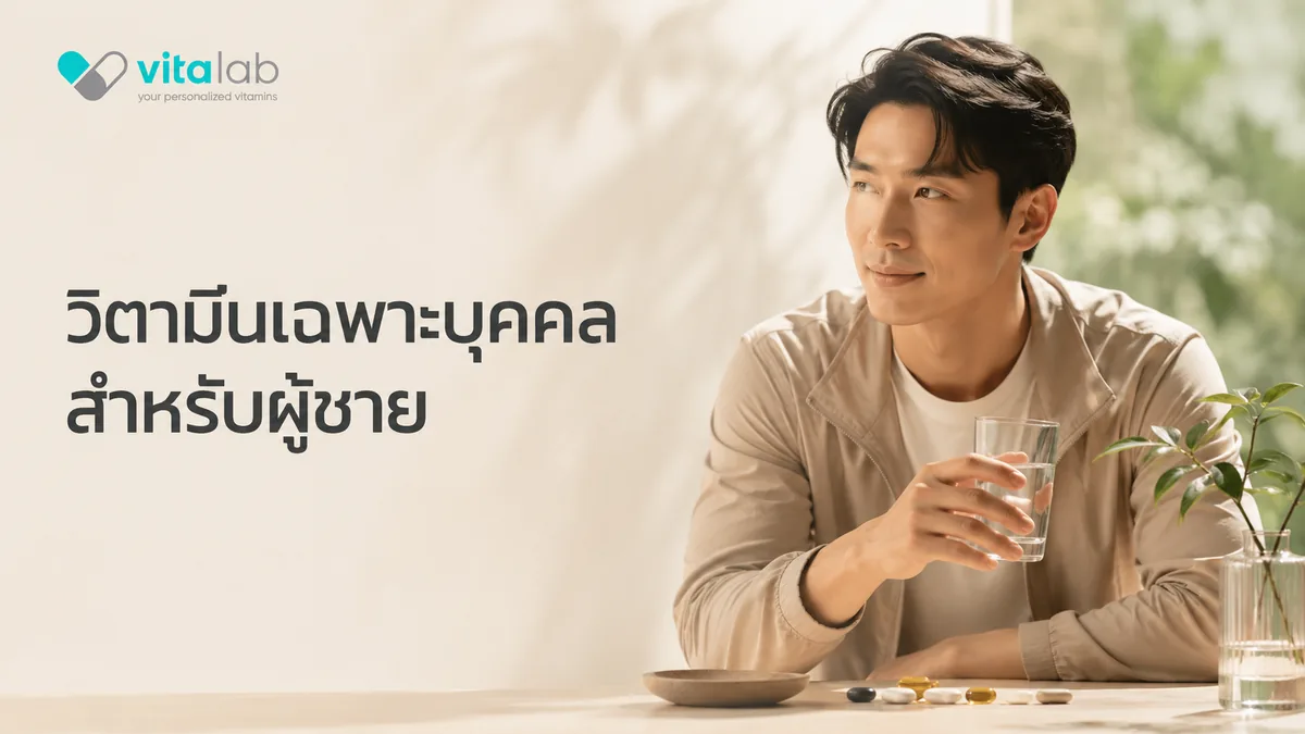 วิตามินเฉพาะบุคคล สำหรับผู้ชาย